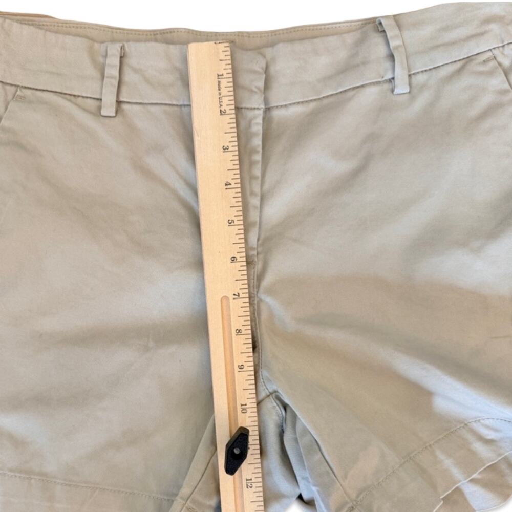 Nautica Tan Khaki Beige 5-Inch Inseam Classic Chino Shorts Women's Size 8 - Picture 5 of 10